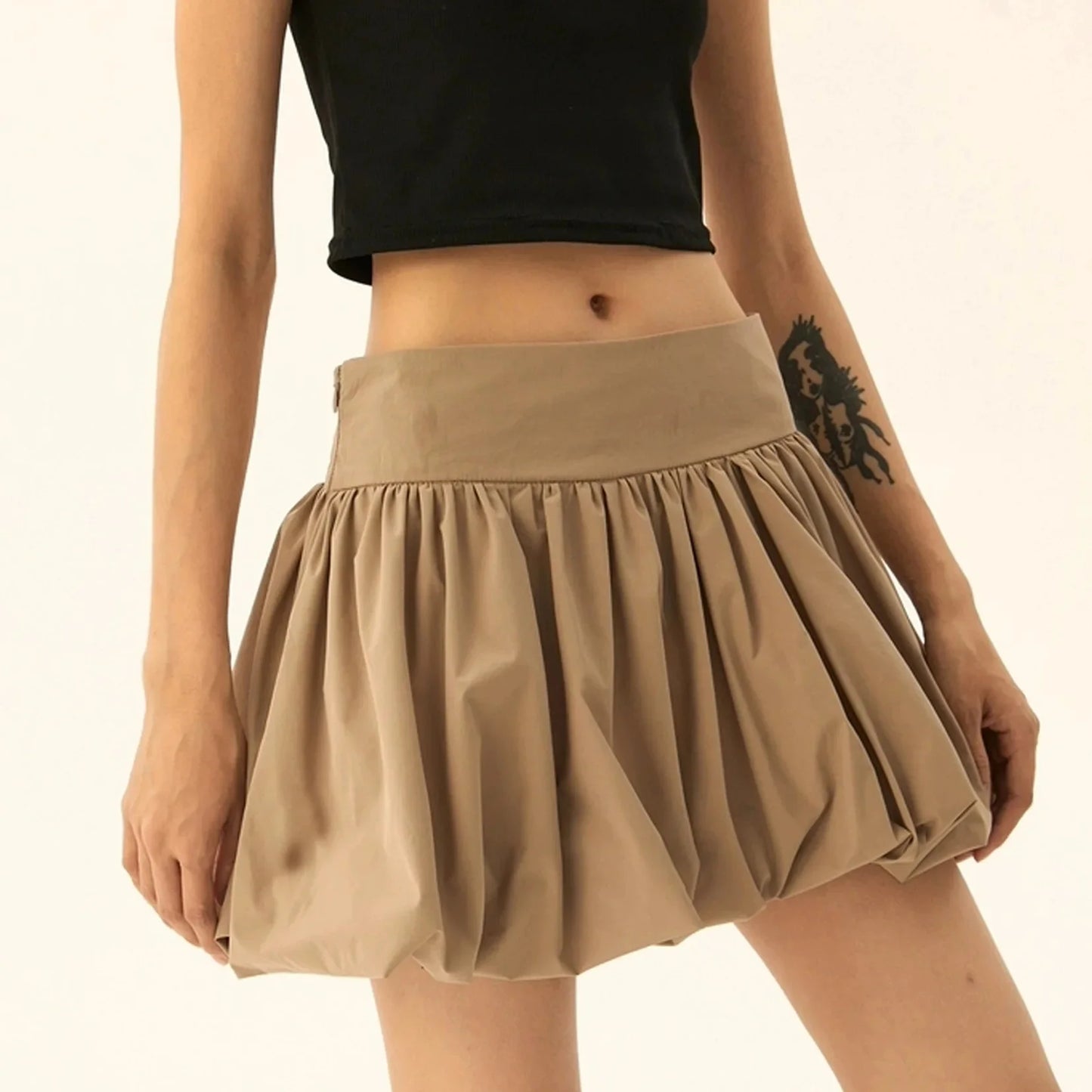 High-Waisted Mini Skirt