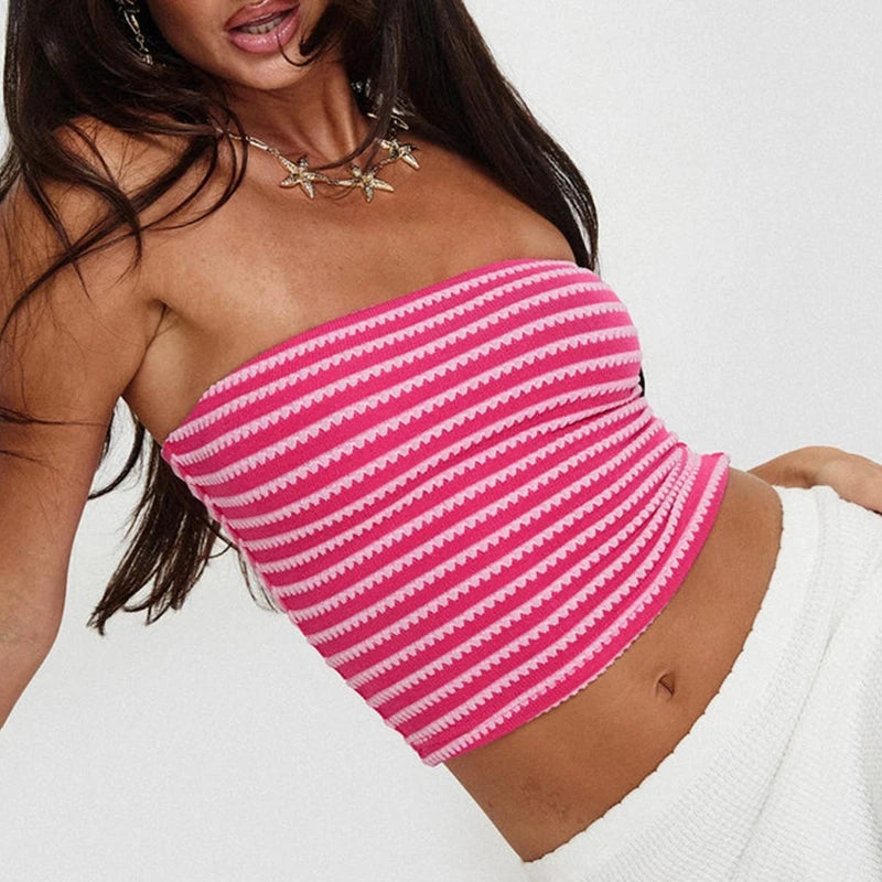 Striped Tube Top