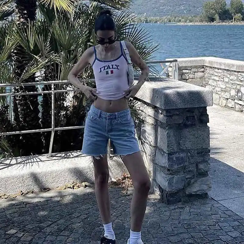 Italy Cropped Tank