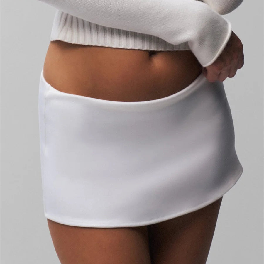 Low-Waist Mini Skirt