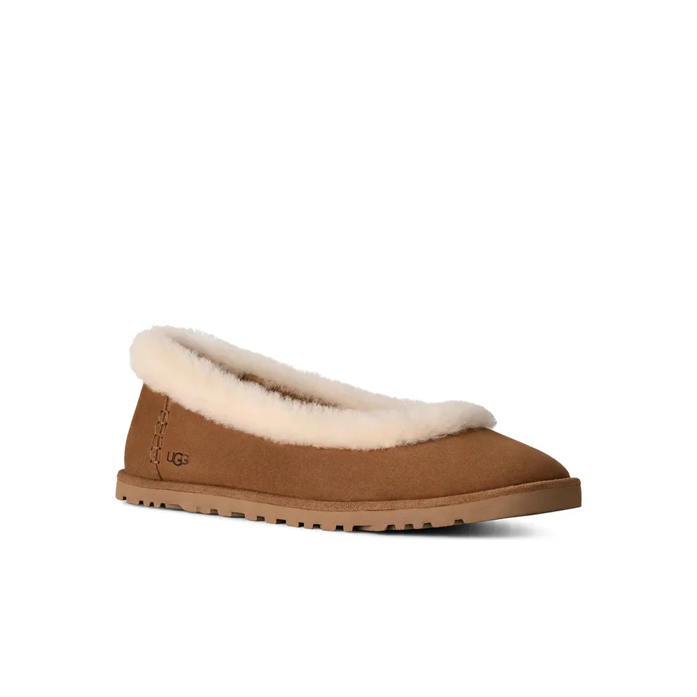 UGG Zora Ballet Flat Chestnut