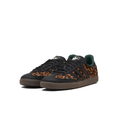 Adidas Samba OG Black Green Leopard