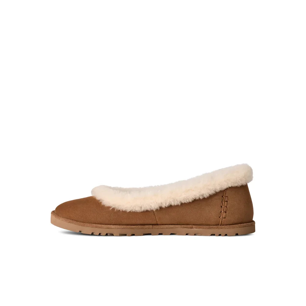 UGG Zora Ballet Flat Chestnut