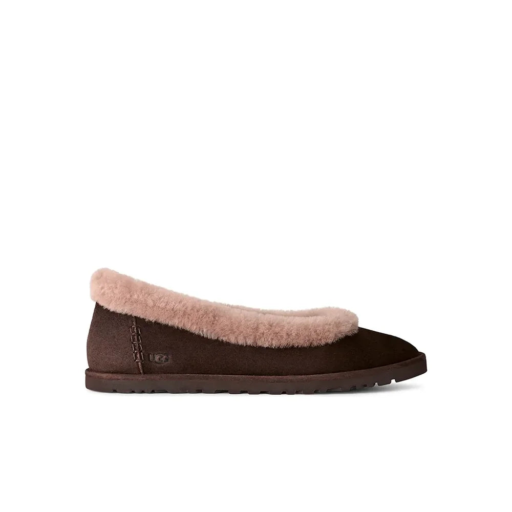 UGG Zora Ballet Flat Dusted Cocoa