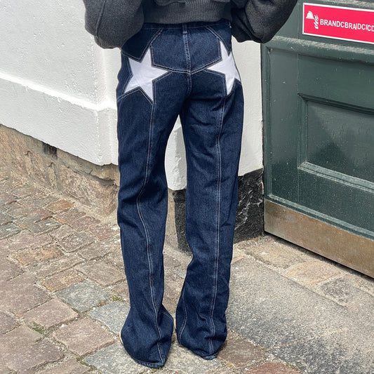 Star Print Jeans
