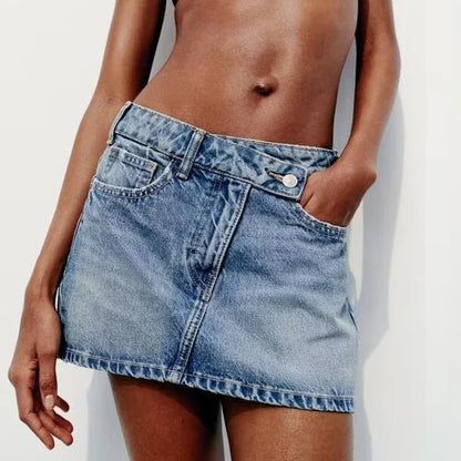 Denim Mini Skirt