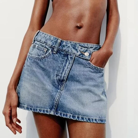 Denim Mini Skirt