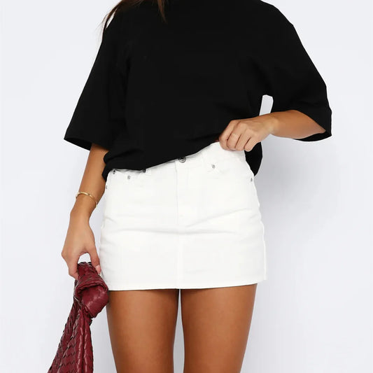 Denim Mini Skirt