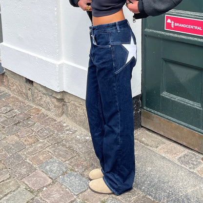 Star Print Jeans
