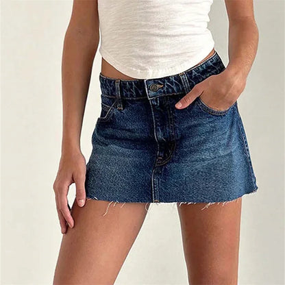 Denim Mini Skirt