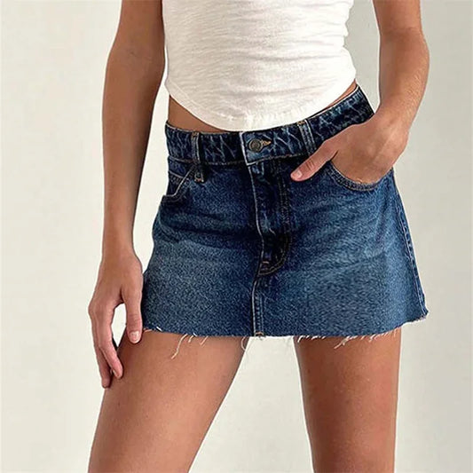 Denim Mini Skirt