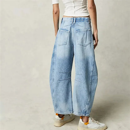 Wide Leg Denim Pants