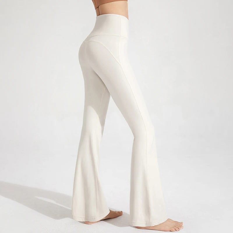 Flared Cotton Yoga Pants