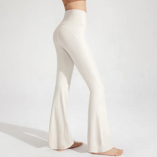 Flared Cotton Yoga Pants