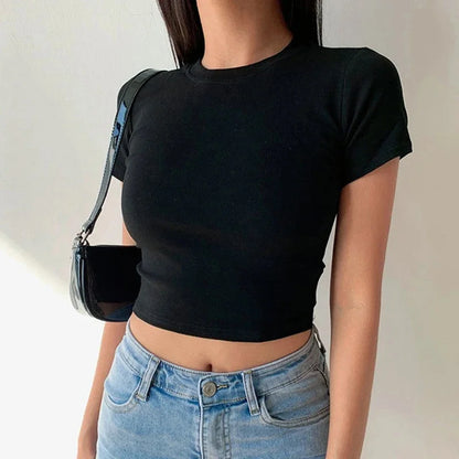 Fitted Crop Tee