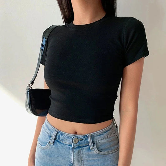 Fitted Crop Tee