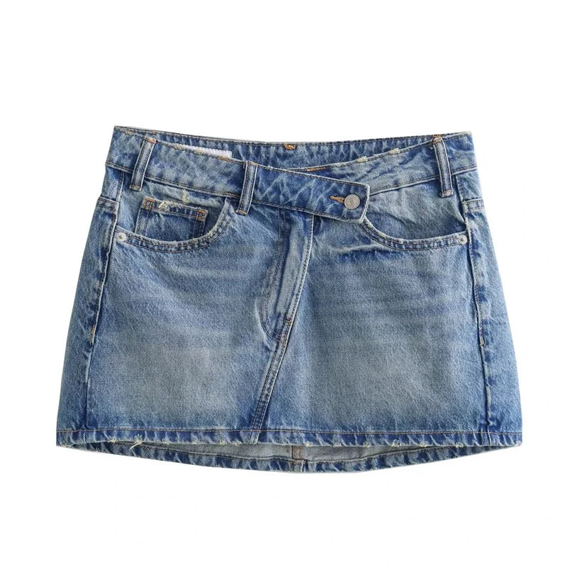 Denim Mini Skirt