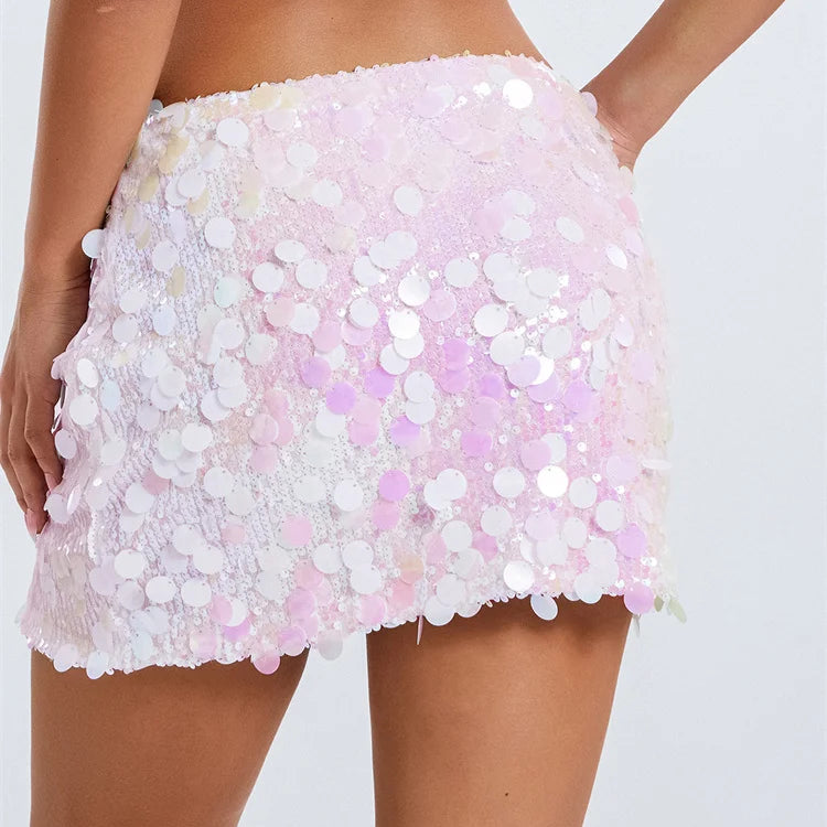 Sequin Mini Skirt