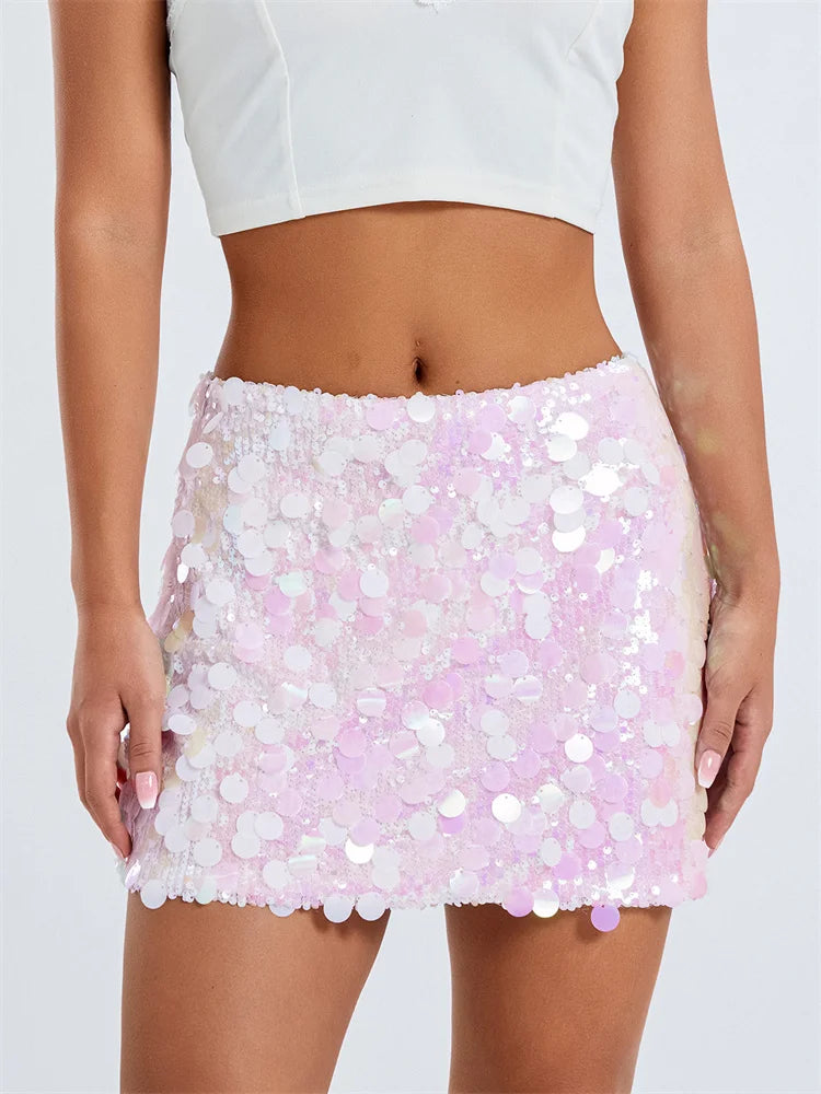 Sequin Mini Skirt