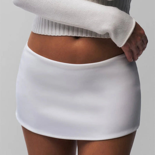 Low-Waist Mini Skirt