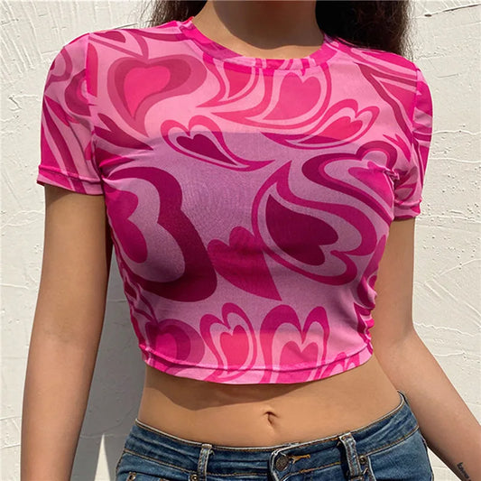 Patchwork Fitted Tee