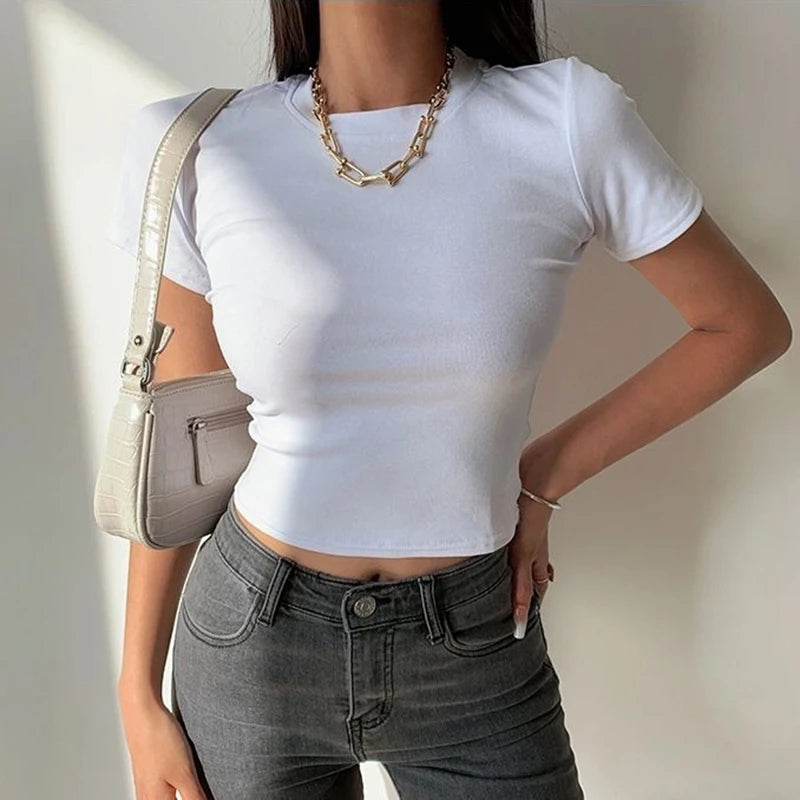 Fitted Crop Tee