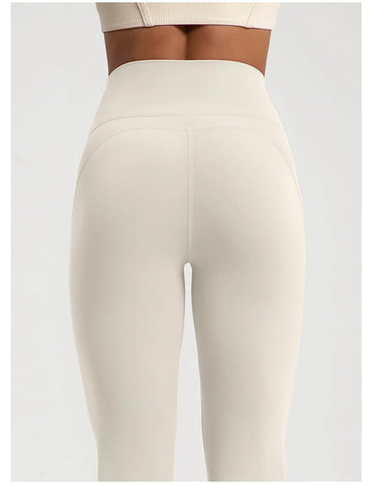 Flared Cotton Yoga Pants