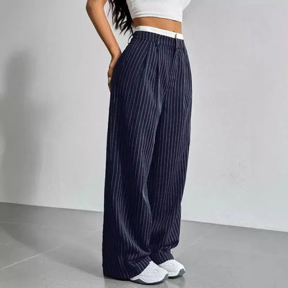 Striped Wide Pants