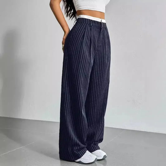 Striped Wide Pants