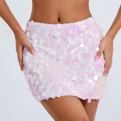 Sequin Mini Skirt