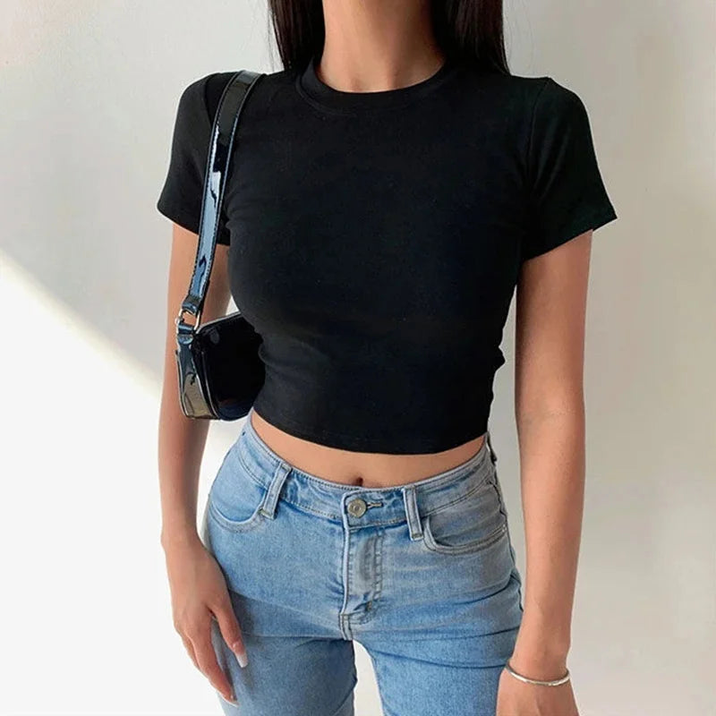 Fitted Crop Tee