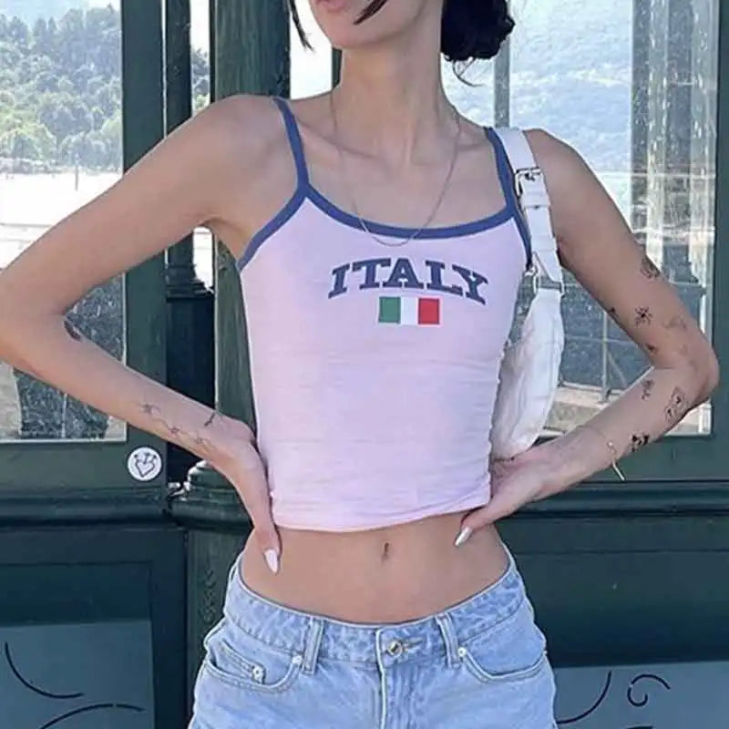 Italy Cropped Tank