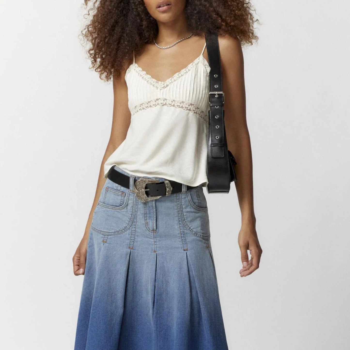 Lace-Trimmed Backless Camisole