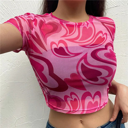 Patchwork Fitted Tee