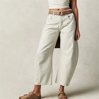 Wide Leg Denim Pants