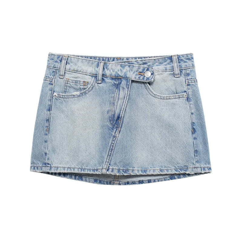 Denim Mini Skirt