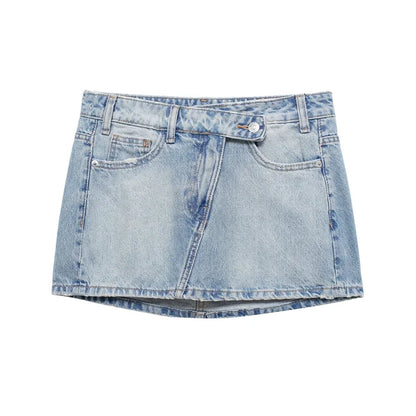Denim Mini Skirt