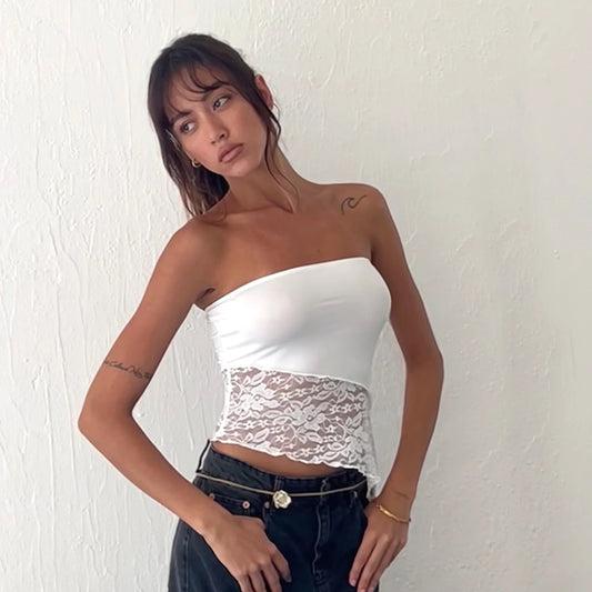 Lace Off-Shoulder Bandeau