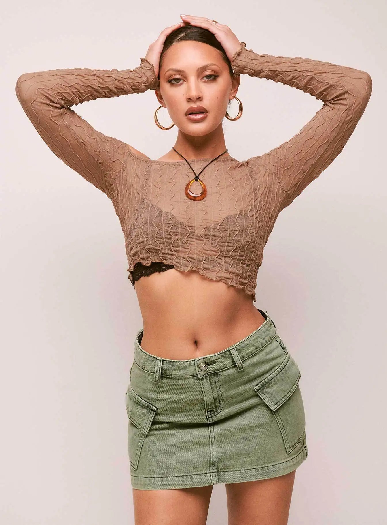 Denim Pocket Mini Skirt