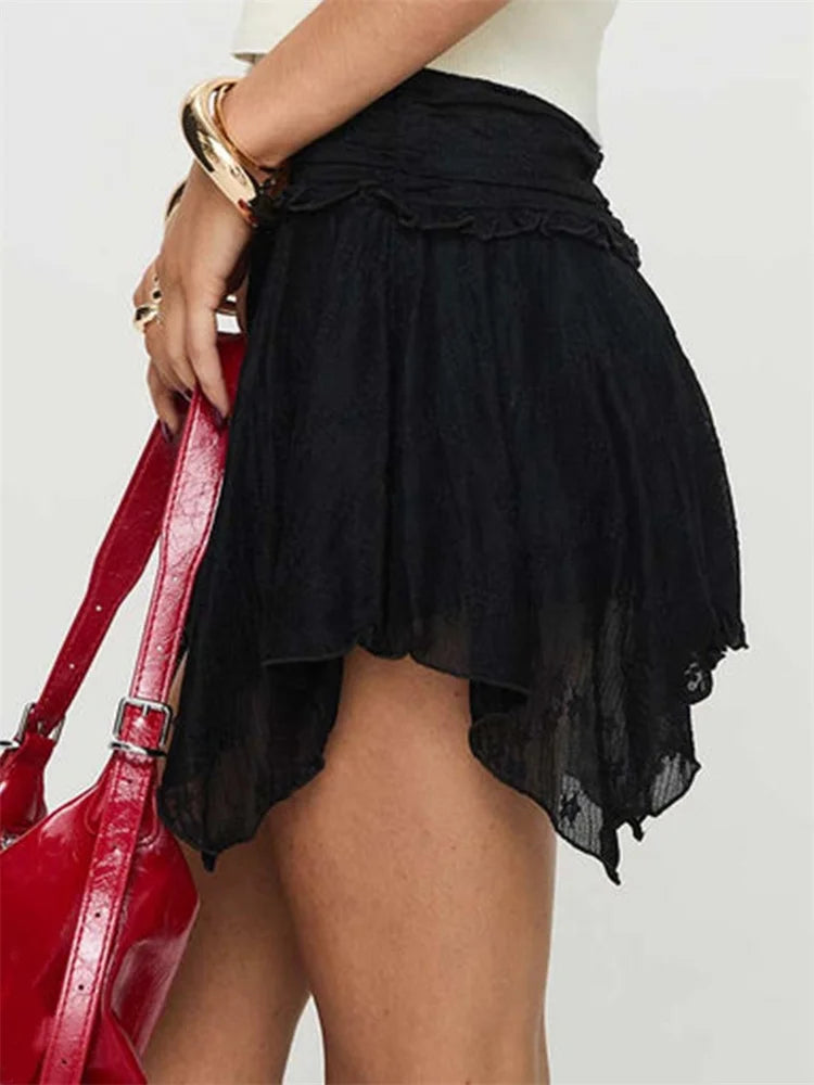 Ruffled Mini Skirt