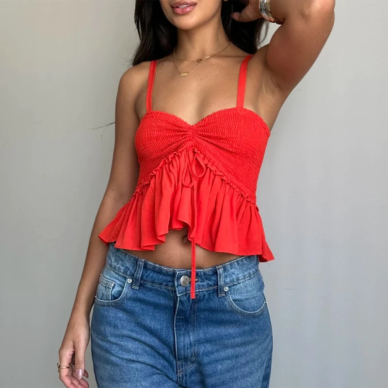 Shirred Cami Top