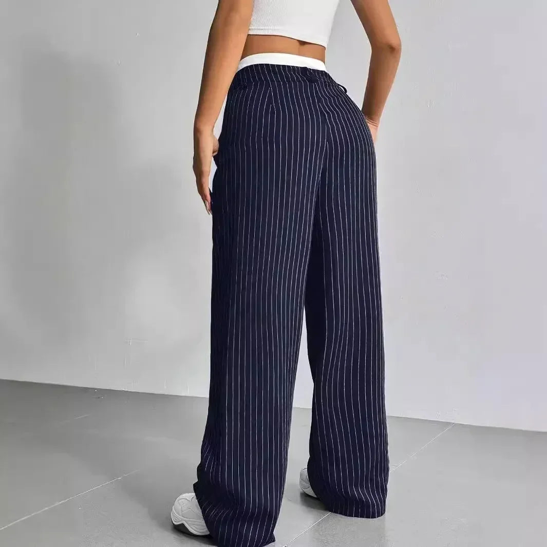 Striped Wide Pants
