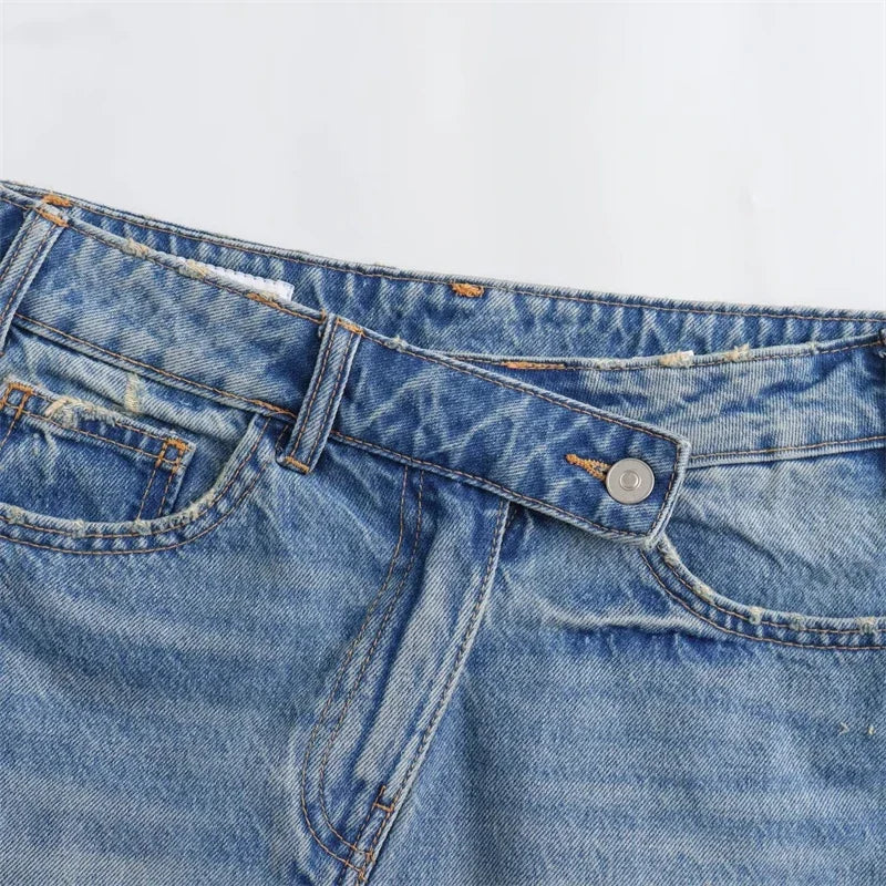 Denim Mini Skirt