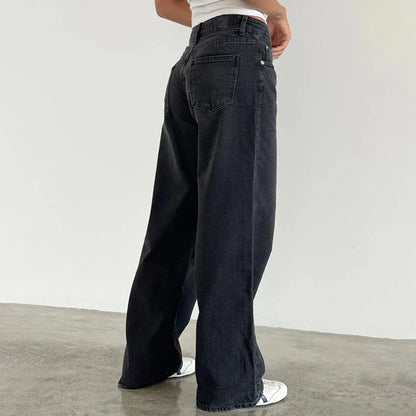 Wide Leg Denim Jeans