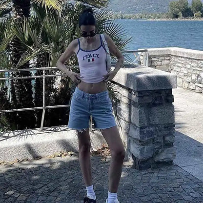 Italy Cropped Tank