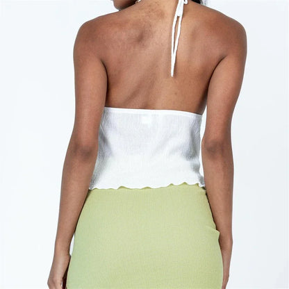 Front-Tie Halter Crop