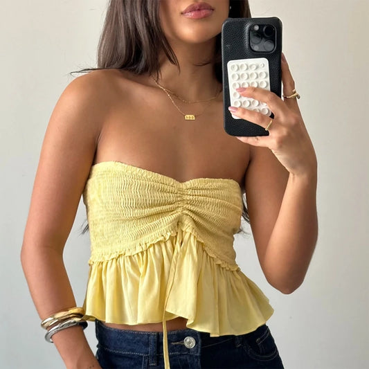 Shirred Cami Top