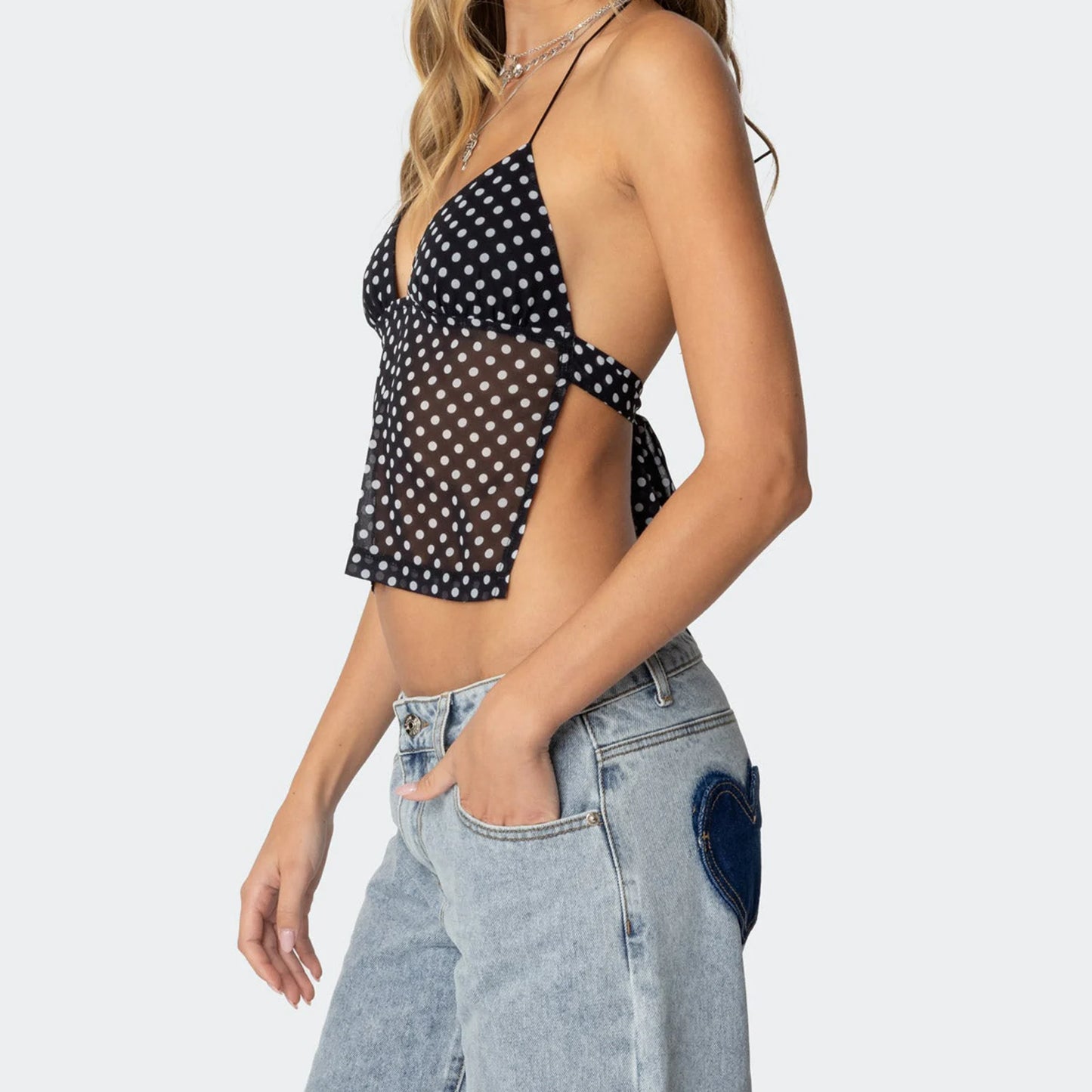 Sculpted Halter Cami