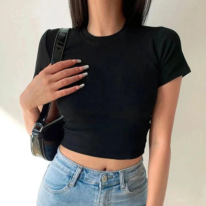 Fitted Crop Tee