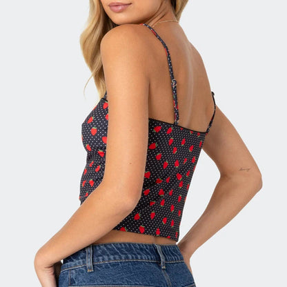 Strawberry Bow Cami